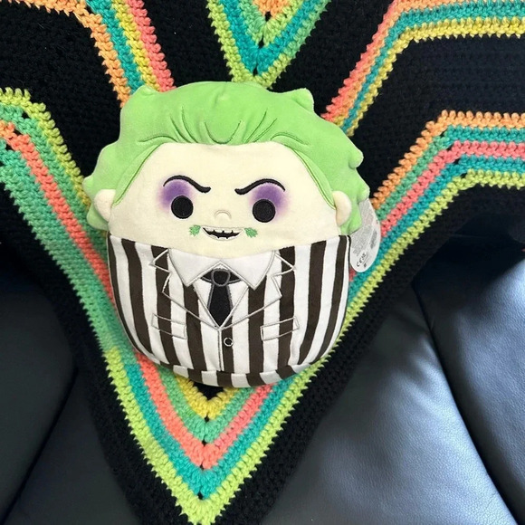 Squishmallows Other - Squishmallows™ Beetlejuice™ 8" Plush Toy NEW WITH TAGS